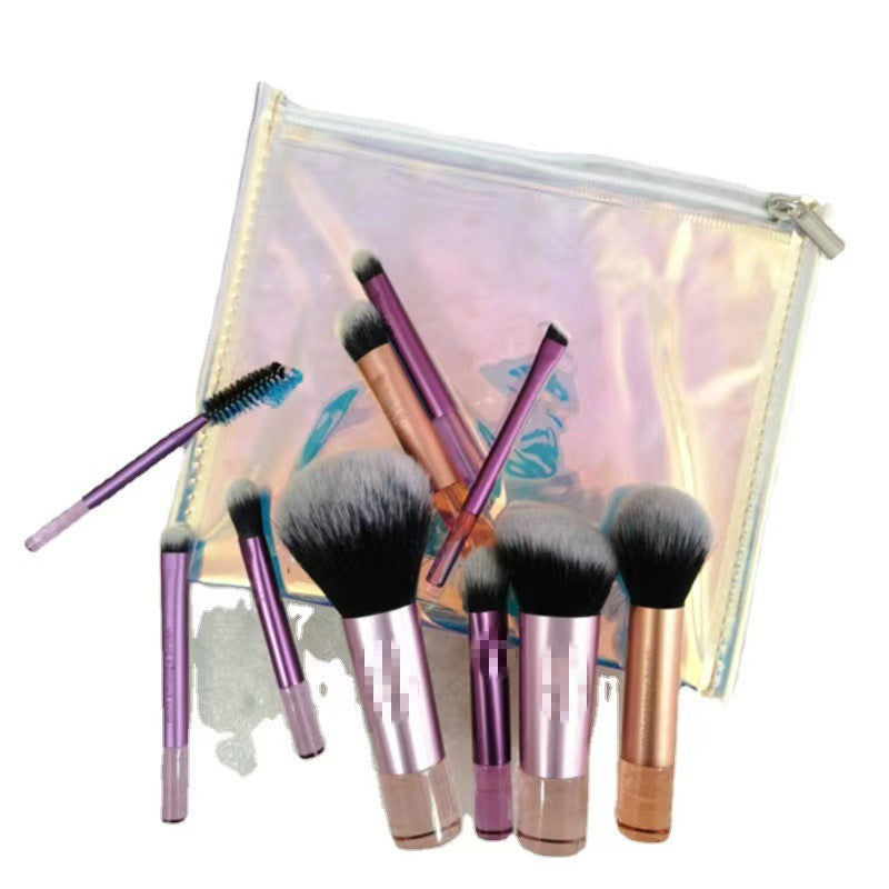 ew RT Fantasy Mini Makeup Brush Set: 10 Pack Portable Travel Size Eye Shadow Makeup Tools
