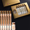 24K Gold Facial Essence - Absorbable Active Collagen Silk Thread Set for Anti-Wrinkle, Anti-Aging, Whitening, Moisturizing, and Facial Shaping.