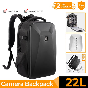 Anti-Theft Camera Backpack Large Capacity Waterproof Travel Bag on a white background