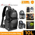 Camera Sling Bag Hardshell Crossbody Photographer Shoulder Backpack on a white background