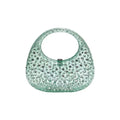 Clear Bling Evening Bag Stylish Women’s Diamond Clutch on a white background