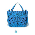 Glow Folding Tote Elegant Geometric Women’s Bag on a white background