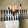 24 Tips/Set Matte Super Long Coffin False Nails - Artificial Fingernails for Nail Beauty, Finger Manicure.