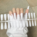 24 Tips/Set Matte Super Long Coffin False Nails - Artificial Fingernails for Nail Beauty, Finger Manicure.