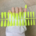 24 Tips/Set Matte Super Long Coffin False Nails - Artificial Fingernails for Nail Beauty, Finger Manicure.