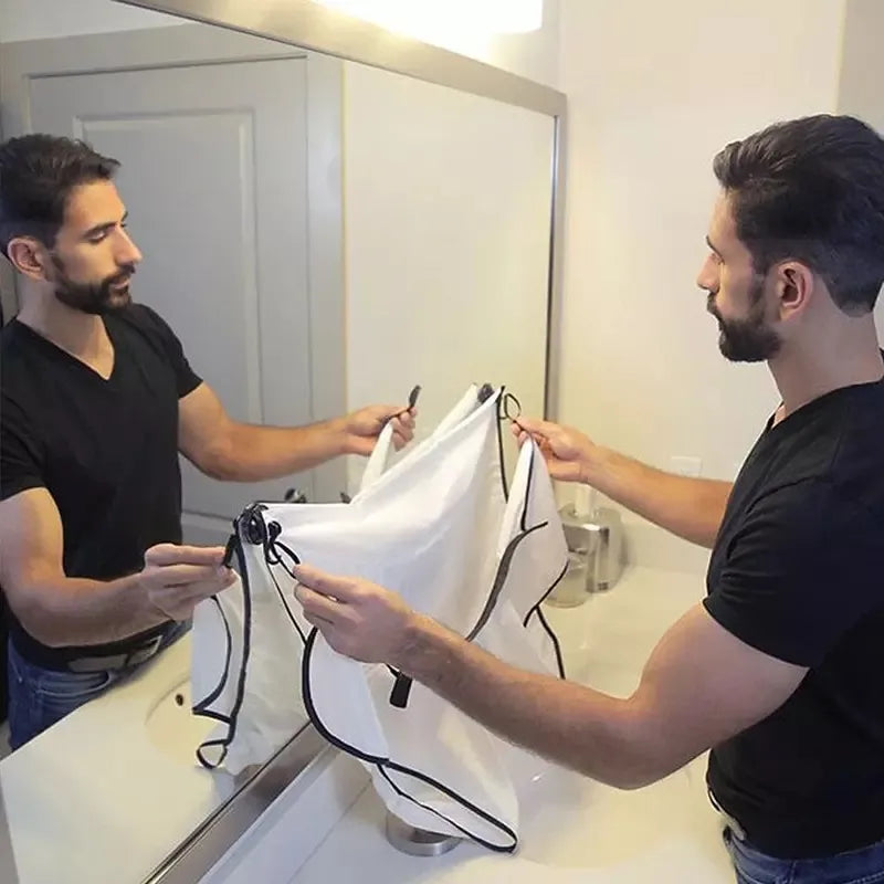 New Beard Shaving Apron: Shaving Apron for Care, Clean Hair, and Face Shaving