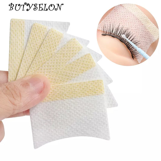 40Pcs Disposable Cotton Eyelash Patch Stickers for Removing Eyelashes - Eye Pads for Eyelash Extensions, Female Makeup Tools