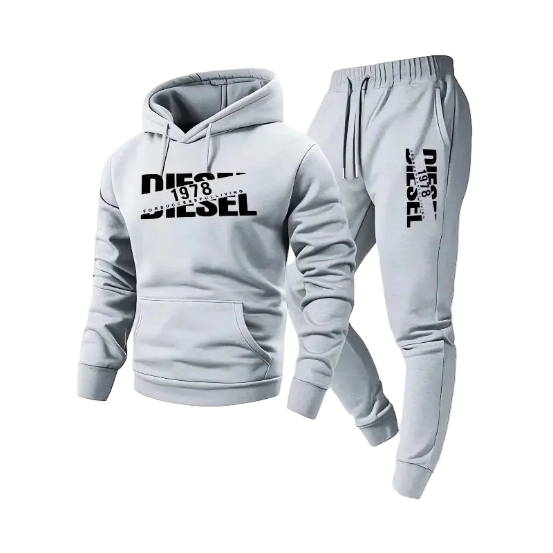 men tracksuit set, men hooded tracksuit, men autumn winter outfit, men two piece sportswear, men casual tracksuit, men fleece tracksuit, men hoodie jogger set, men casual sportswear, men jogging suit, men streetwear outfit, men athleisure wear,