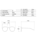 Product details of DOHOHDO sunglasses including model number, lens material, frame material, dimensions, and weight.