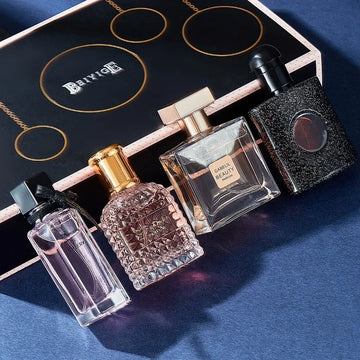 Original Perfume Gift Set for Women & Men – 4PCS 25ML Eau de Toilette, Long-Lasting Fresh Fragrance, Pheromone Scented Gift Box