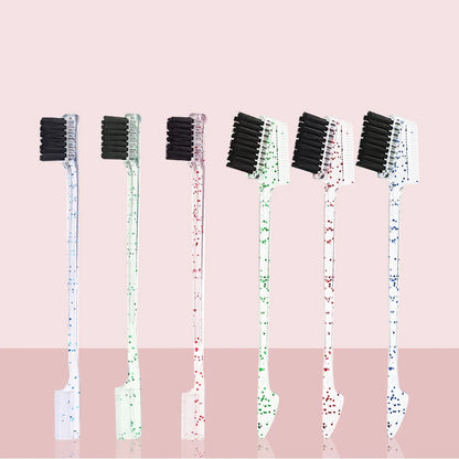 Double-Sided 3-in-1 Edge Control Brush for Baby Hair and Eyebrows