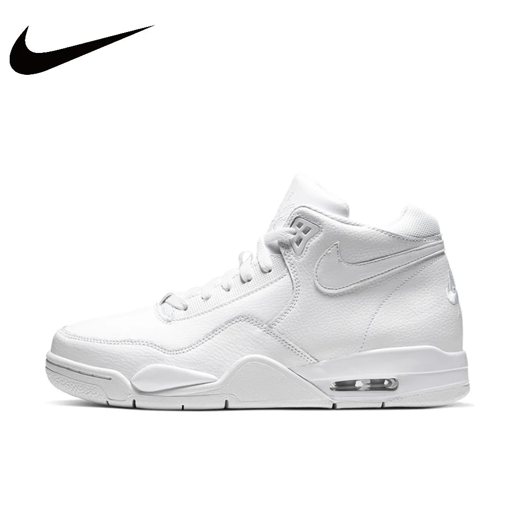 Nike Flight Legacy Men's Mid-Top Retro Basketball Sneakers – Comfortable & Versatile Classic Court Shoes