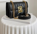 Diamond-Shaped Embossed Fashion Chain Shoulder Messenger Bag for Female Commuters