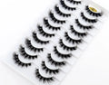 10 Pairs 3D Mink False Eyelashes Natural/Thick Eye Lashes  Fluffy Makeup Russian eyelahses Beauty Extension Reusable eyelashes