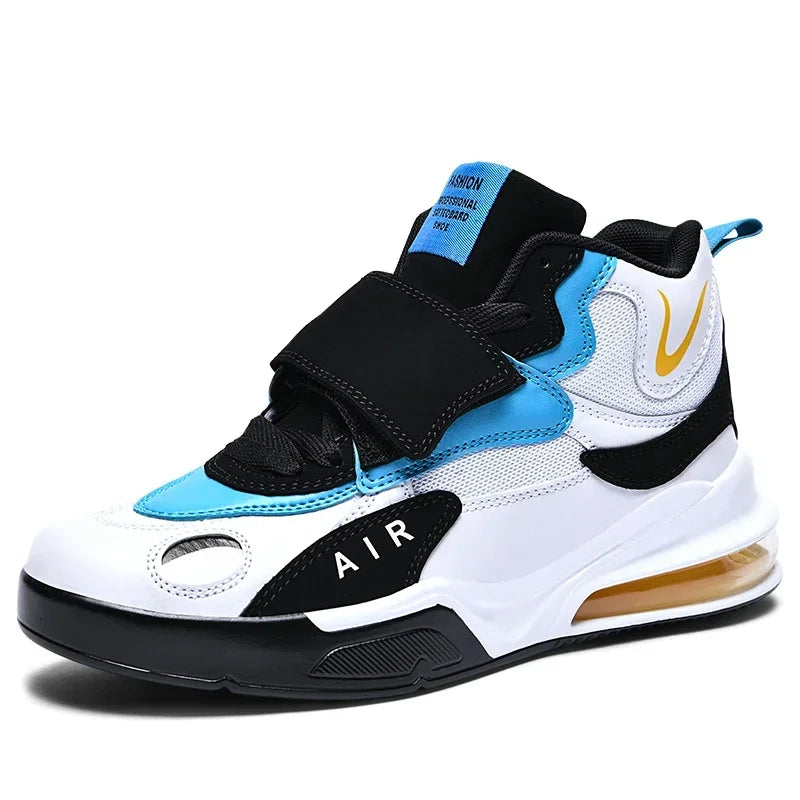 High-Top Basketball Shoes for Men & Women – Cushioned Sport Sneakers for Training, Indoor Court, & Everyday Athletic Wear