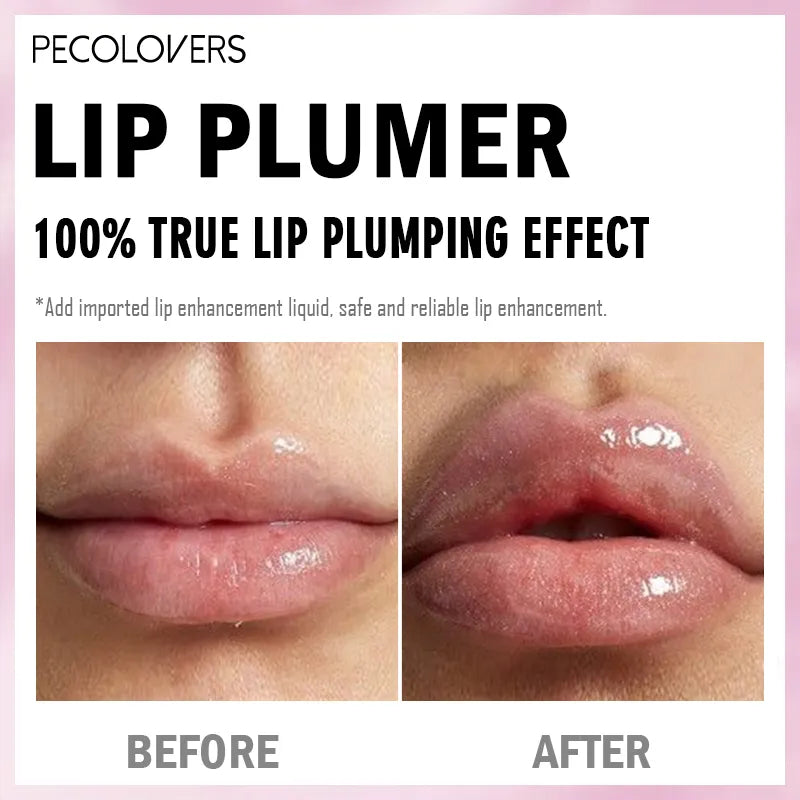 Plumping Lip Gloss - Lip Plumper with Mineral Oil, Lip Extreme Volume Essence