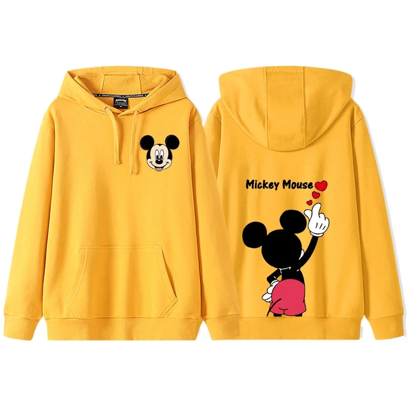 Disney Donald Duck & Daisy Duck Couple Hoodie for Women - Anime Cartoon Hooded Sweatshirt Coat for Autumn/Winter