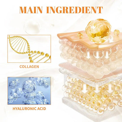 Collagen Soluble Patches Film - Anti-Wrinkles, Remove Dark Circles, Nourish Mask, Moisturizing, Lift, Firming Skin, Eyes Care.