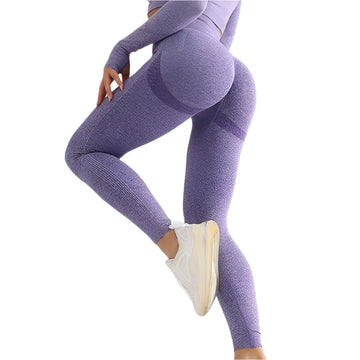 Women's High-Waist Seamless Scrunch Butt Leggings – Fast-Drying Yoga Pants, Butt-Lifting Workout Tights for Fitness & Pilates