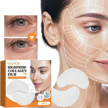 Collagen Soluble Patches Film - Anti-Wrinkles, Remove Dark Circles, Nourish Mask, Moisturizing, Lift, Firming Skin, Eyes Care.