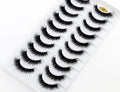 10 Pairs 3D Mink False Eyelashes Natural/Thick Eye Lashes  Fluffy Makeup Russian eyelahses Beauty Extension Reusable eyelashes