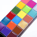 20 Colors Safe Cosmetic Flash Tattoo Painting Art for Halloween Party Makeup, Fancy Dress. Beauty Palette for Face and Body Painting. Oil-based.