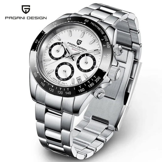 PAGANI DESIGN 2024 Men's Quartz Business Watch - Luxury Top Brand Chronograph VK63