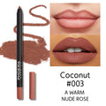 12 Color Matte Brown Lip Liner - Waterproof, Long-Lasting, Moisturizing Sexy Lip Pencil for Women. Achieve a Natural Lipstick Look with this Lip Cosmetics Makeup.