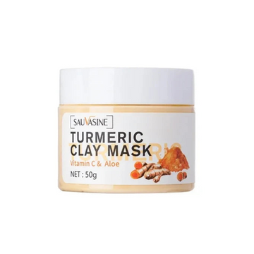 Turmeric Vitamin C Face Mask Acne Dark Spots Removal Exfoliating Oil Control Deep Cleansing Clay Mask Glowing Skin Care Product