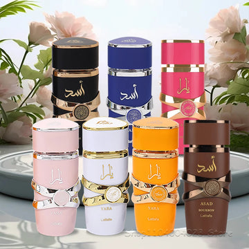 Original Lattafa Yara & Lattafa Asad Perfume Sets – Long-Lasting Arabian Eau de Parfum for Women & Men