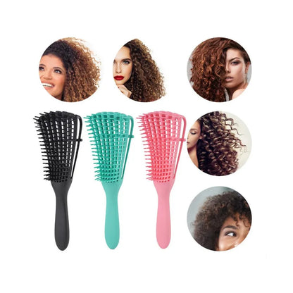 Hair Brush Detangling Brush: Scalp Massage Hair Comb for Women, Detangle Hairbrush for Styling, Curly Hairdressing Salon Care Tool.