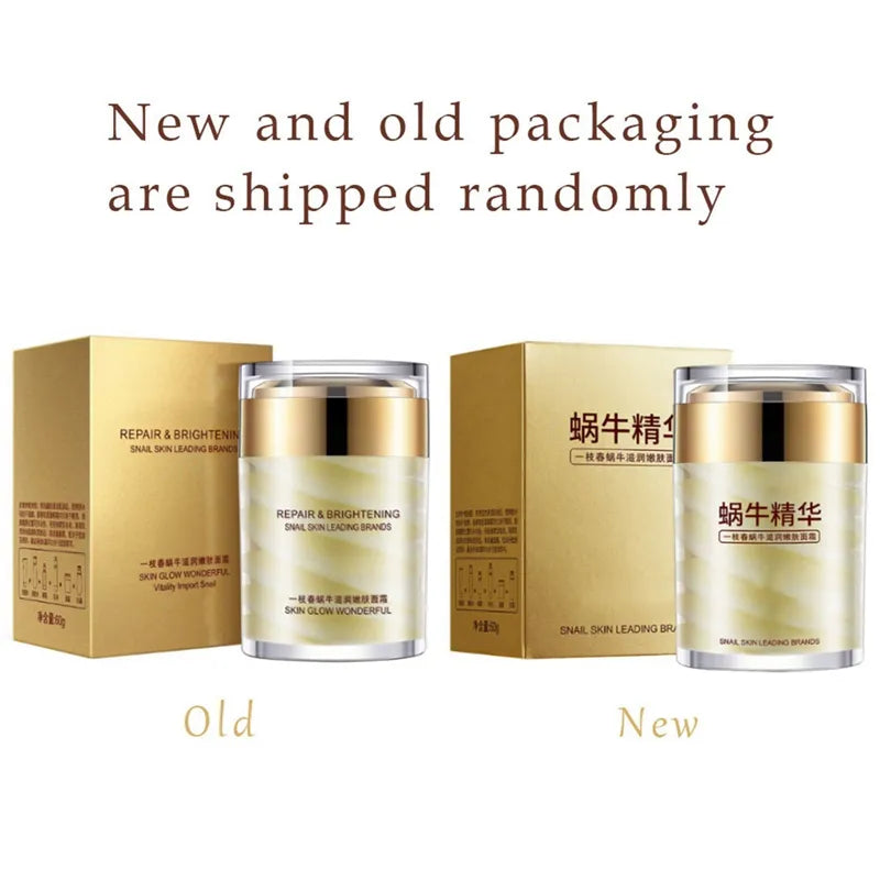 Snail Collagen Face Cream: Age Less, Natural Moisturizing, Anti-Wrinkle, Anti Aging, Whitening, Lifting, Hydrating, Nourishing Beauty Skin Care.