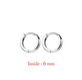 2PC Stainless Steel Little Huggies Hoop Earrings for Women: Tiny Crystal Zirconia Pendant Cartilage Earrings, Piercing Jewelry