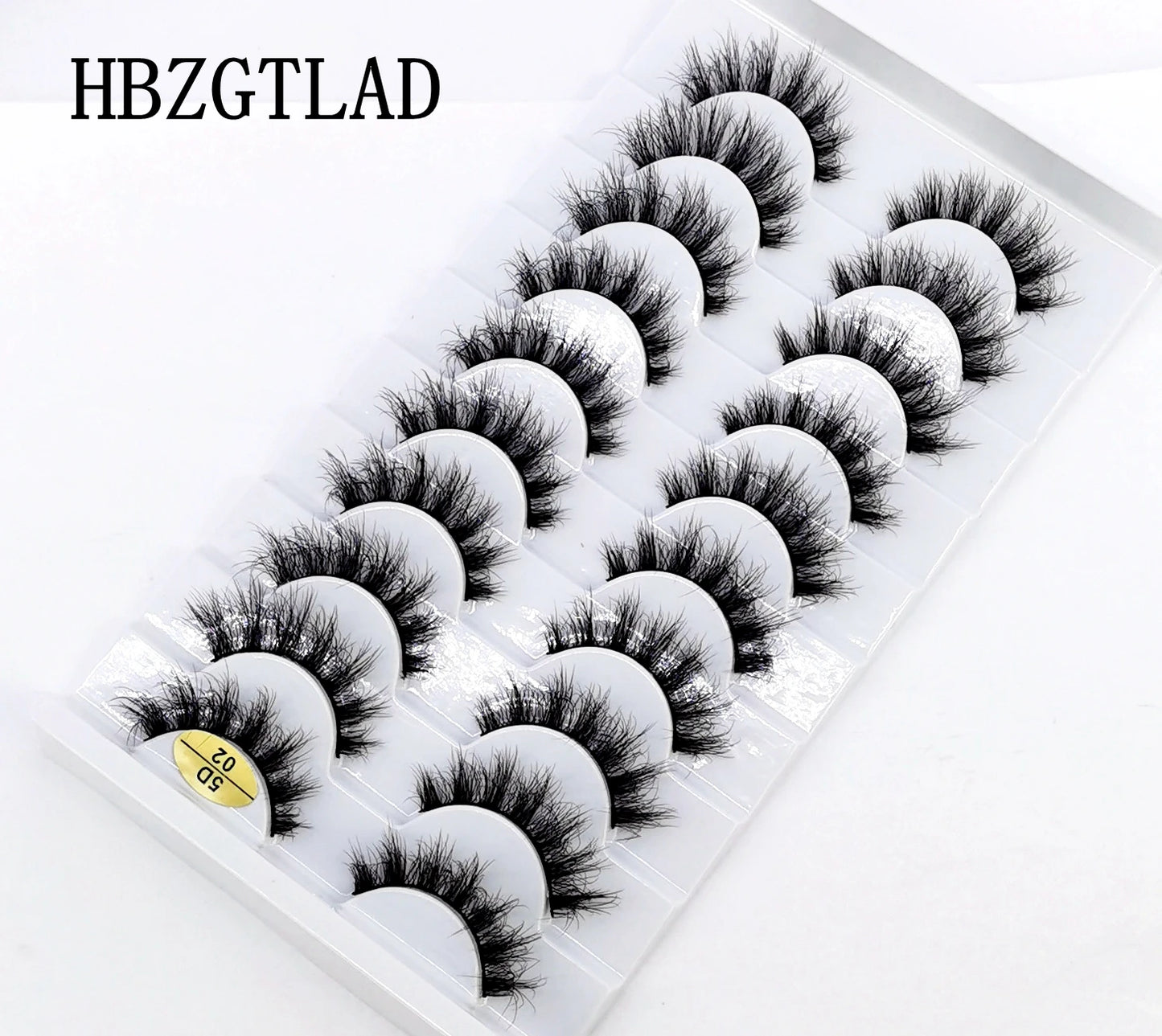 10 Pairs 3D Mink False Eyelashes Natural/Thick Eye Lashes  Fluffy Makeup Russian eyelahses Beauty Extension Reusable eyelashes