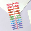 24 Tips/Set Matte Super Long Coffin False Nails - Artificial Fingernails for Nail Beauty, Finger Manicure.