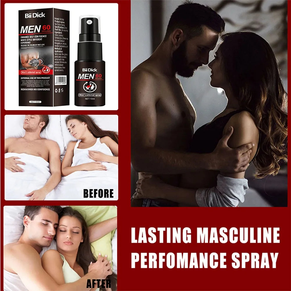 Men’s Delay Spray – Long-Lasting Performance & Anti-Premature Ejaculation Support with Natural Oils