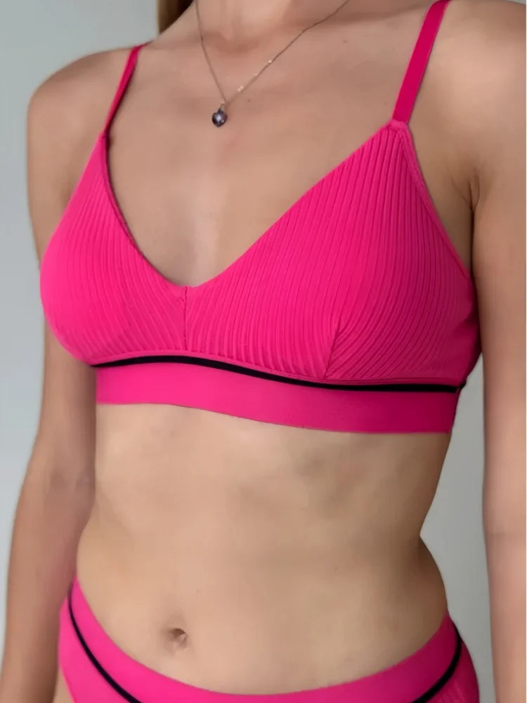 Women’s Wire-Free Cotton Tube Top Bra - Seamless, Breathable Lingerie, Sexy Solid Color Cropped Top