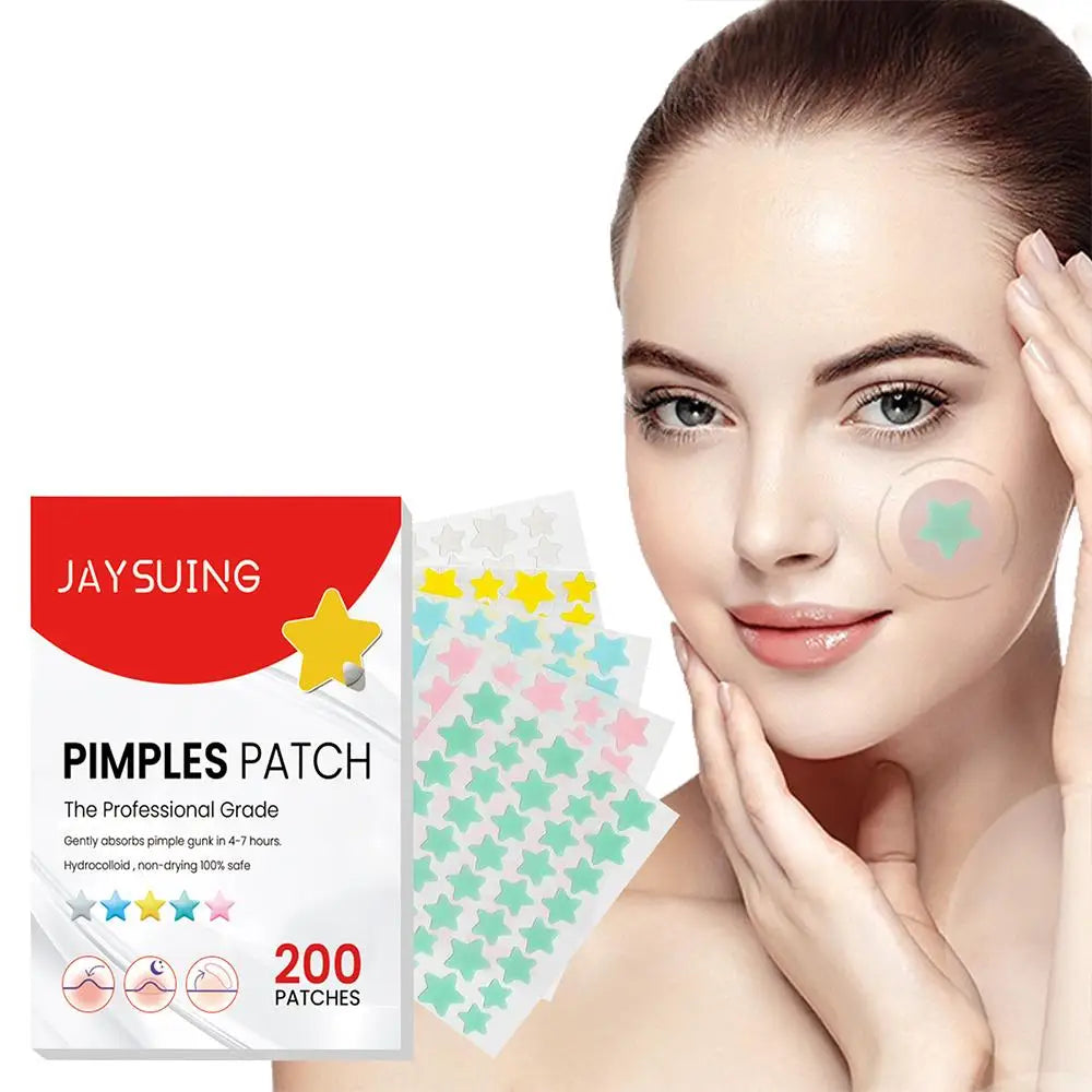 400Pcs Acne Pimple Patch Stickers - Waterproof Treatment & Blemish Spot Remover for Facial SkinCare, Hidden Pimple Solution