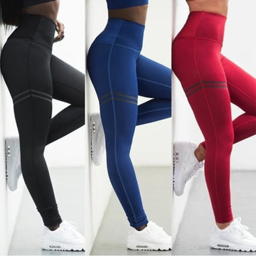 Seamless Yoga Leggings for Women - Athletic Fitness Tights | High-Waist Gym Pants for Workout & Sports