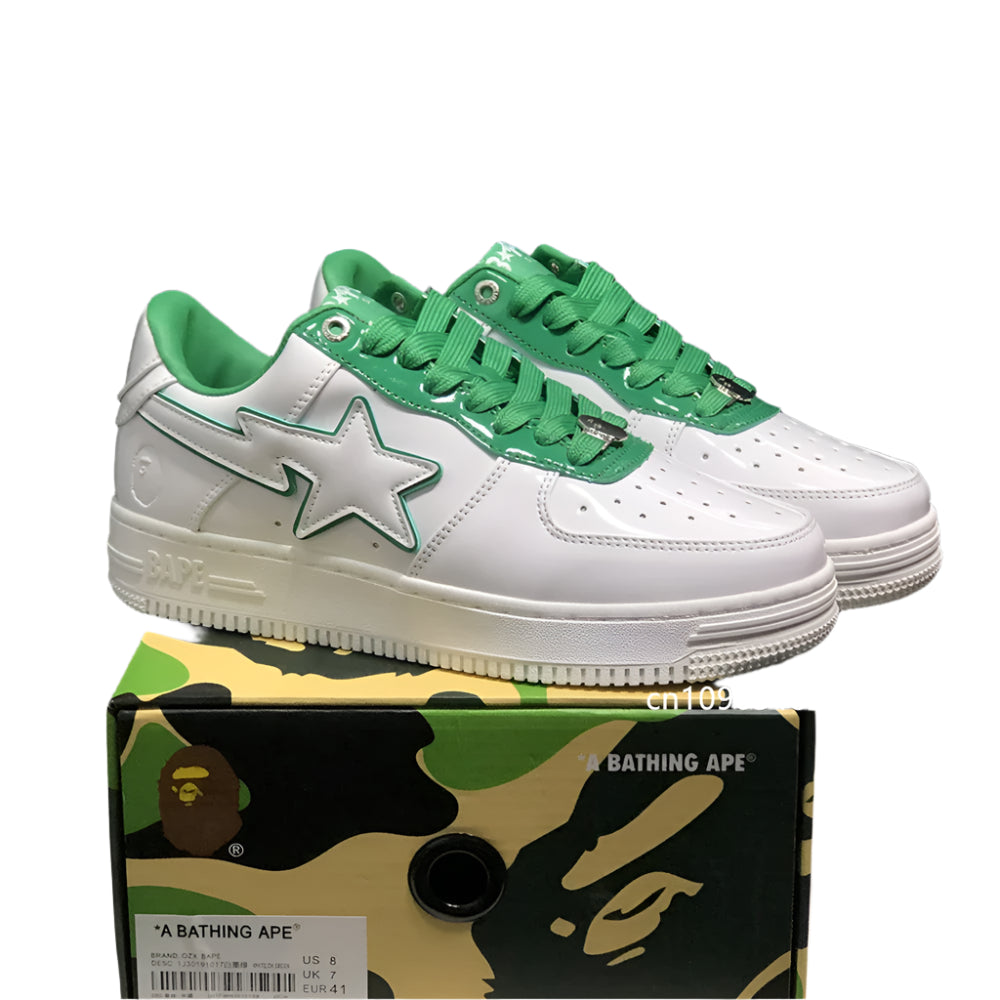 Men's & Women's BAPESTA Skate Shoes – Original Bape Sta Sneakers, Dropout Design, Stylish Outdoor Platform Shoes