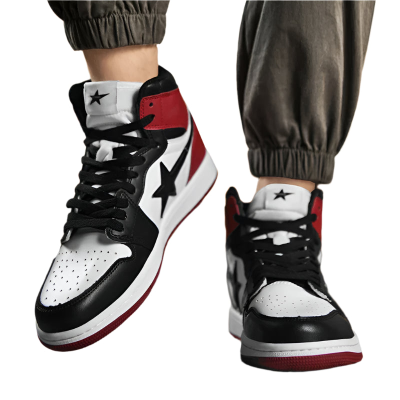Unisex High Top Casual Running Shoes – Fashionable Outdoor Couple Sneakers for Men & Women, Sizes 36–45