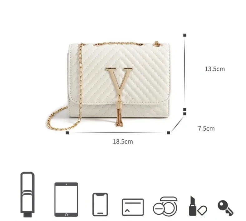 Trendy Designer Luxury Women's Handbag - Small Underarm Crossbody Shoulder Bag for Ladies