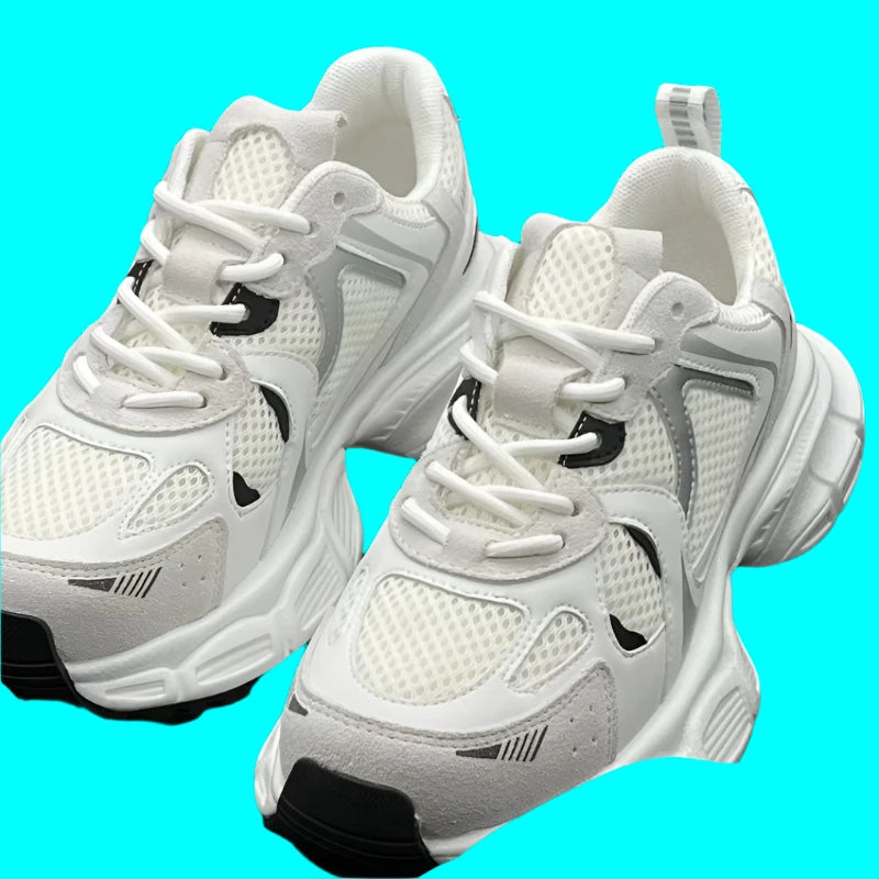 2024 Women's Luxury Mesh Sneakers | Breathable Running Shoes | Casual Fitness Vulcanized Footwear