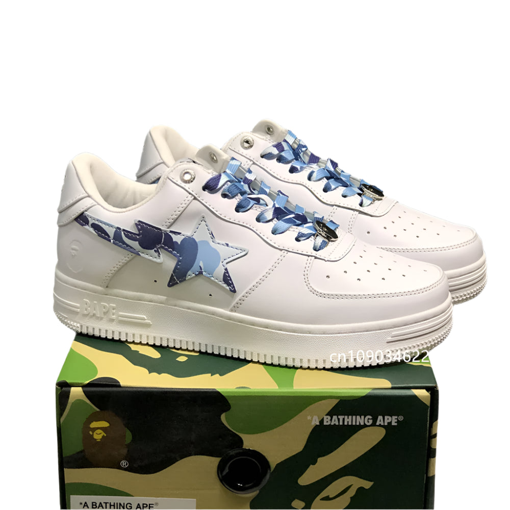 Men's & Women's BAPESTA Skate Shoes – Original Bape Sta Sneakers, Dropout Design, Stylish Outdoor Platform Shoes