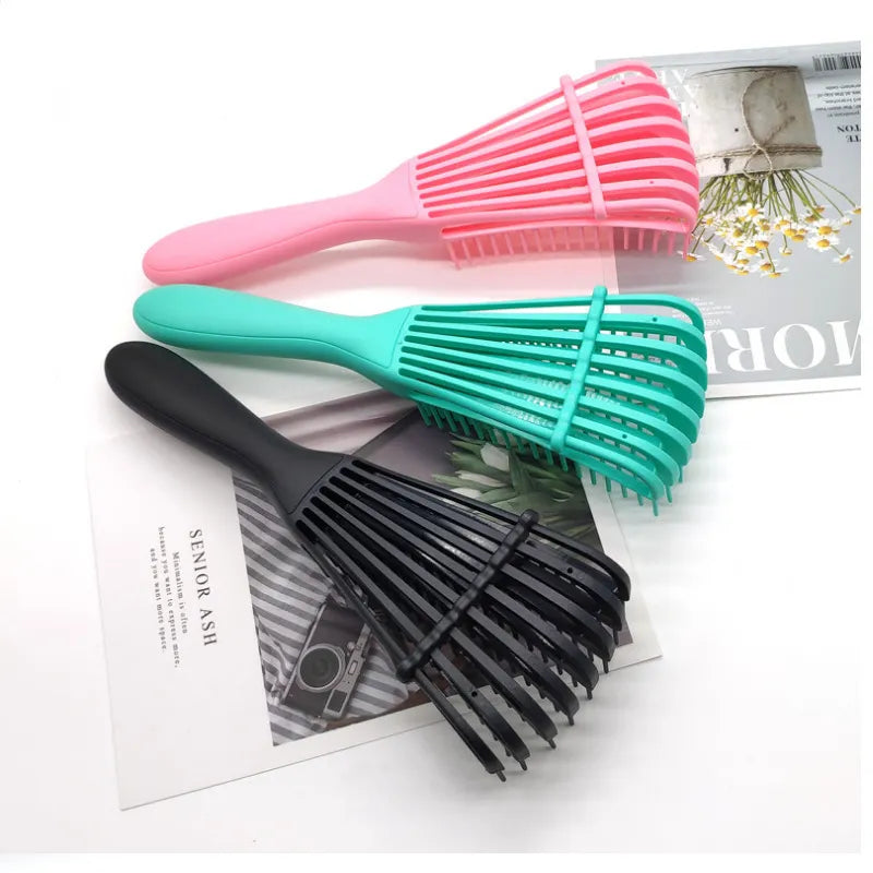 Hair Brush Detangling Brush: Scalp Massage Hair Comb for Women, Detangle Hairbrush for Styling, Curly Hairdressing Salon Care Tool.