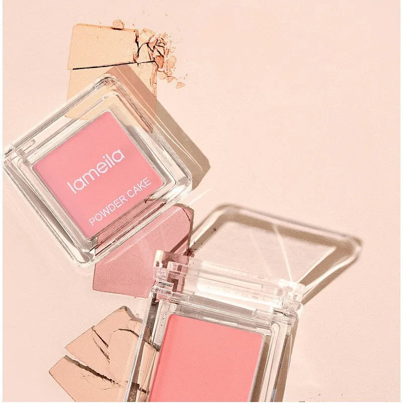 Matte Natural Face Blusher: Cheek Tint to Brighten Face, Waterproof for Face Contouring. Cosmetics Blush Powder, Soft Female Makeup - 1 piece.