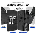 Secure Travel Men’s Shoulder Bag Anti-Theft USB Sling on a white background