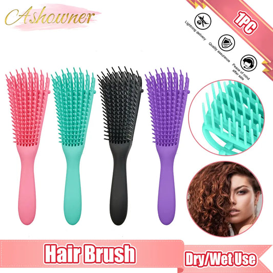 Hair Brush Detangling Brush: Scalp Massage Hair Comb for Women, Detangle Hairbrush for Styling, Curly Hairdressing Salon Care Tool.