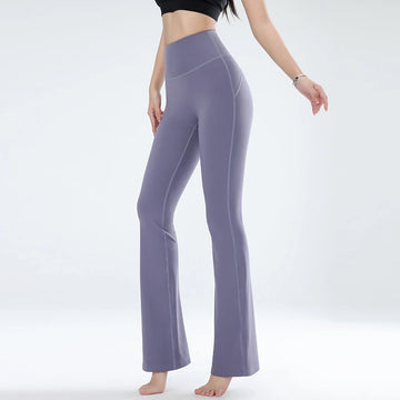 2024 Women's High Waisted Wide Leg Yoga Pants - Slim Fit, Breathable Bell Bottoms, Quick-Dry Sports Leggings