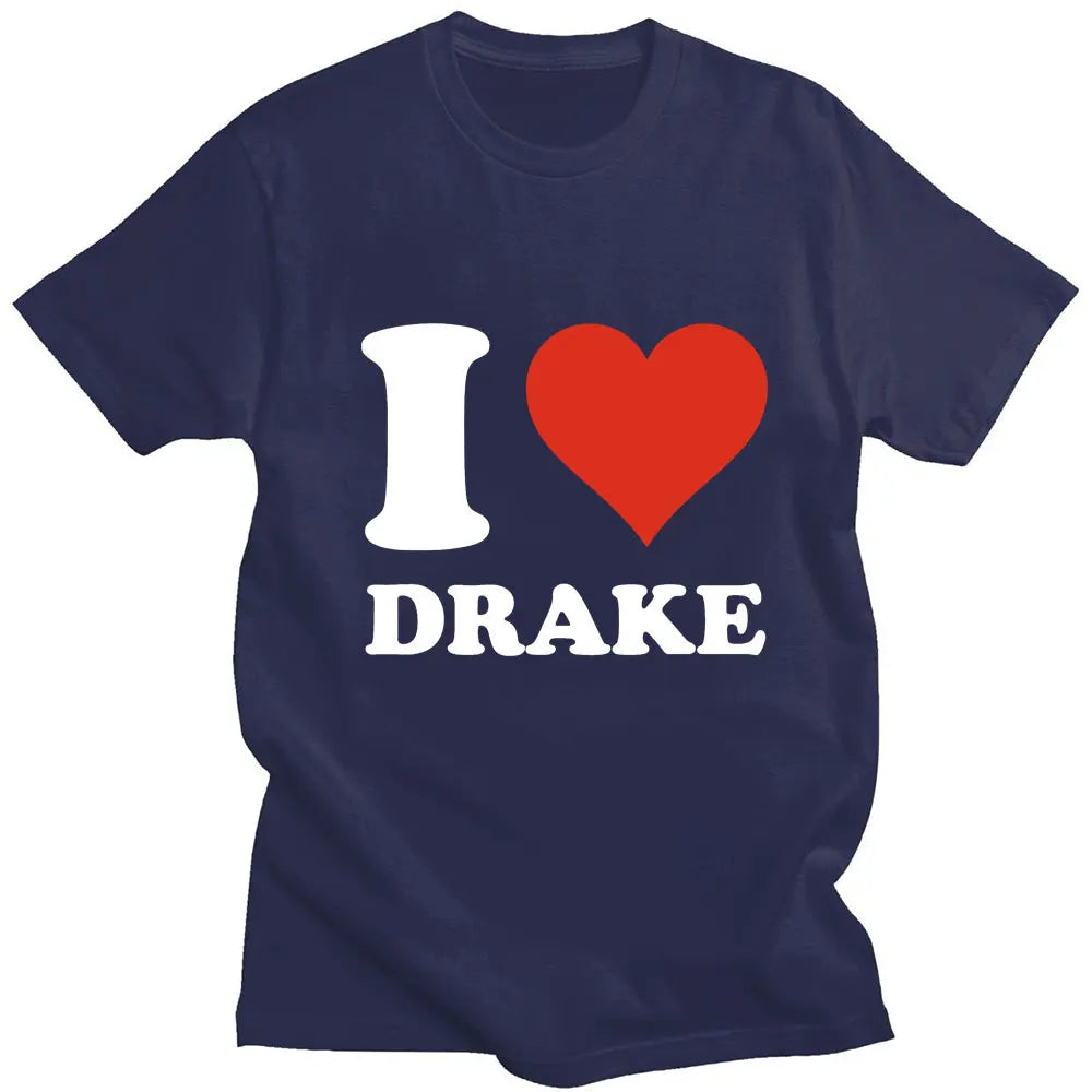 Express Your Love for Drake: Trendy Hip-Hop Graphic Tee – Oversized Cotton T-Shirt for Men & Women. Ultimate Summer Streetwear & Y2K Fashion